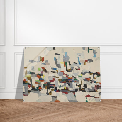 Untitled Composition - 1957 - Robert Goodnough Acrylic Print - 70x100 cm / 28x40″ inches