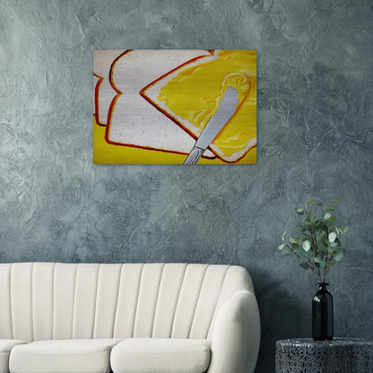 White Bread - James Rosenquist Brushed Aluminum Print - 70x100 cm / 28x40 inches | James Rosenquist Aluminum Print | James Rosenquist Prints