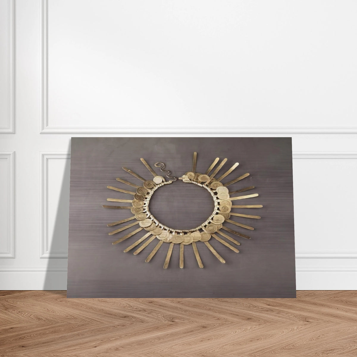 NECKLACE 1937 - Alexander Calder Brushed Aluminum Print - 70x100 cm / 28x40 inches | Alexander Calder Aluminum Print | Alexander Calder Prints