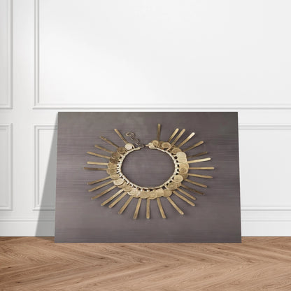 NECKLACE 1937 - Alexander Calder Brushed Aluminum Print - 70x100 cm / 28x40 inches | Alexander Calder Aluminum Print | Alexander Calder Prints