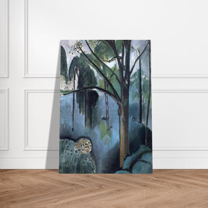 TRIVAUX POND 1917 - Henri Matisse Brushed Aluminum Print - 70x100 cm / 28x40 inches | Henri Matisse Aluminum Print | Henri Matisse Prints