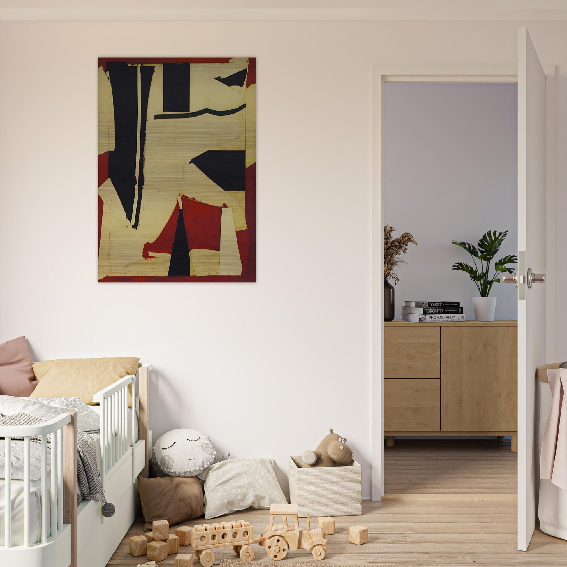 Banner - 1962 - Larry Zox Brushed Aluminum Print - 70x100 cm / 28x40 inches | Larry Zox Aluminum Print | Larry Zox Prints