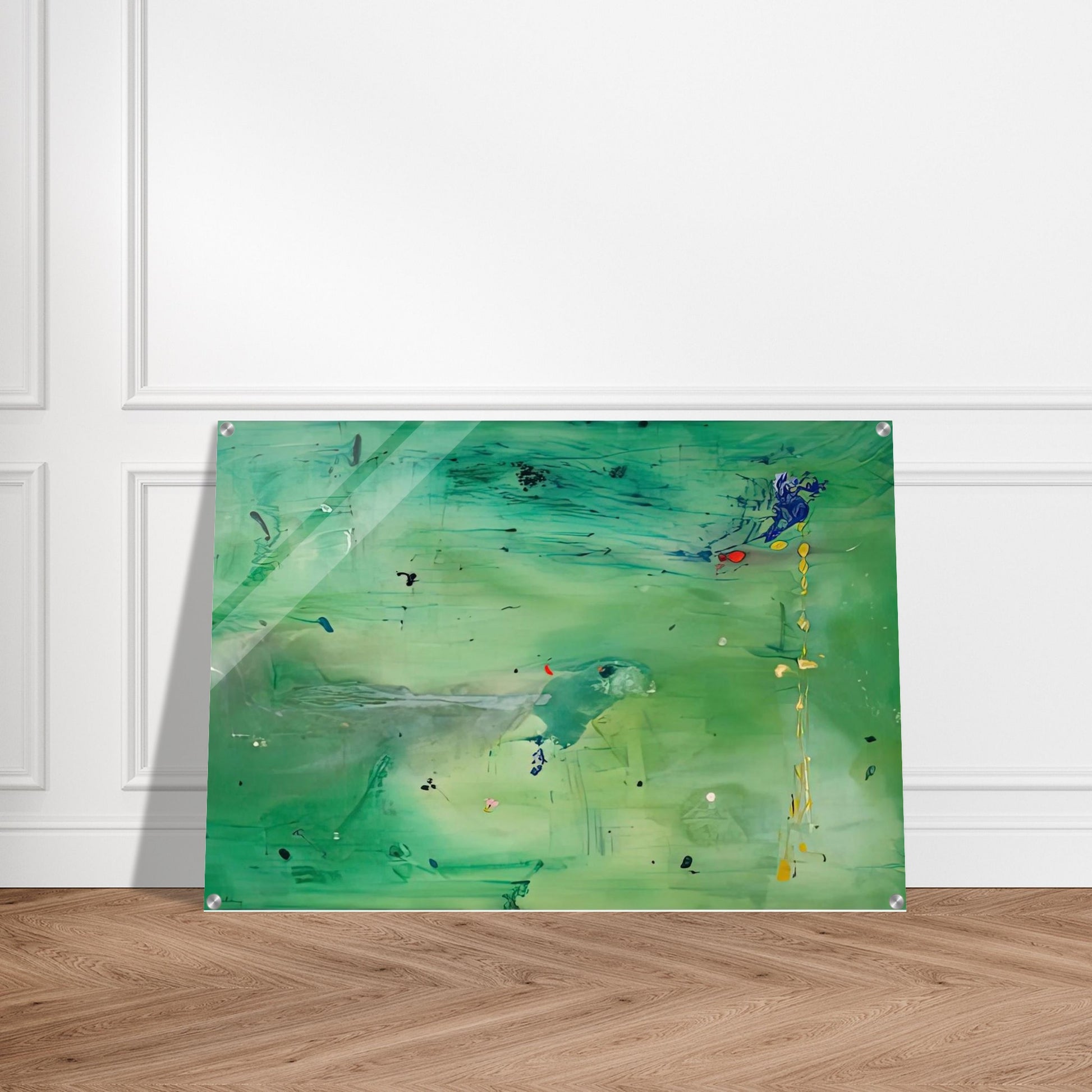A Green Thought in a Green Shade, 1981- - Helen Frankenthaler Acrylic Print - 70x100 cm / 28x40″ inches