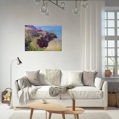 The Gorge at Varengeville, Late Afternoon - claude monet Brushed Aluminum Print - 70x100 cm / 28x40 inches | claude monet Aluminum Print | claude monet Prints