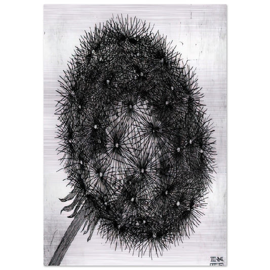 BLOWBALL I - MC Escher Brushed Aluminum Print - 70x100 cm / 28x40 inches | MC Escher Aluminum Print | MC Escher Prints