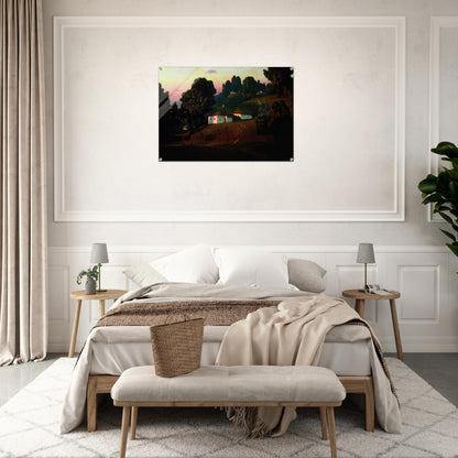 Evening in Ukraine - Arkhyp Kuindzhi Acrylic Print - 70x100 cm / 28x40″ inches