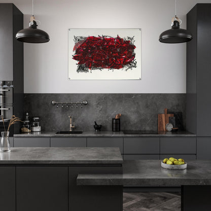 Leaves III 1967 - Jean-Paul Riopelle Acrylic Print - 70x100 cm / 28x40″ inches