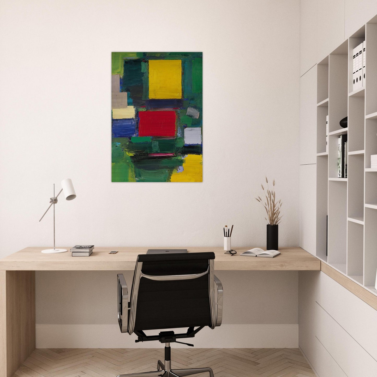 The Gate - Hans Hofmann Brushed Aluminum Print - 70x100 cm / 28x40 inches | Hans Hofmann Aluminum Print | Hans Hofmann Prints