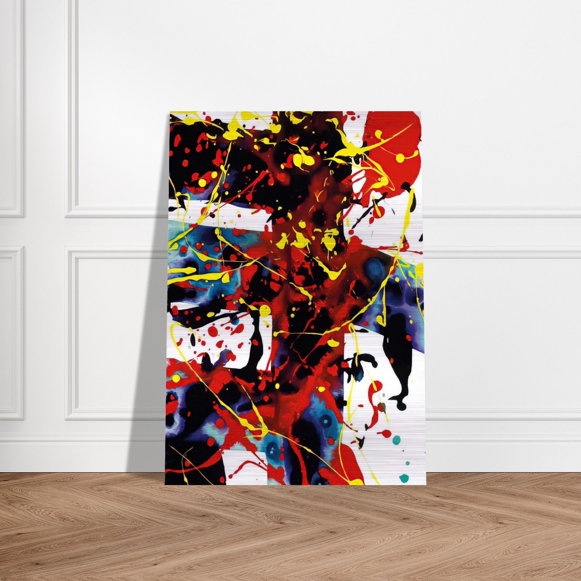 Untitled  SFP94-49  SFF 1723  - Sam Francis Brushed Aluminum Print - 70x100 cm / 28x40 inches | Sam Francis Aluminum Print | Sam Francis Prints