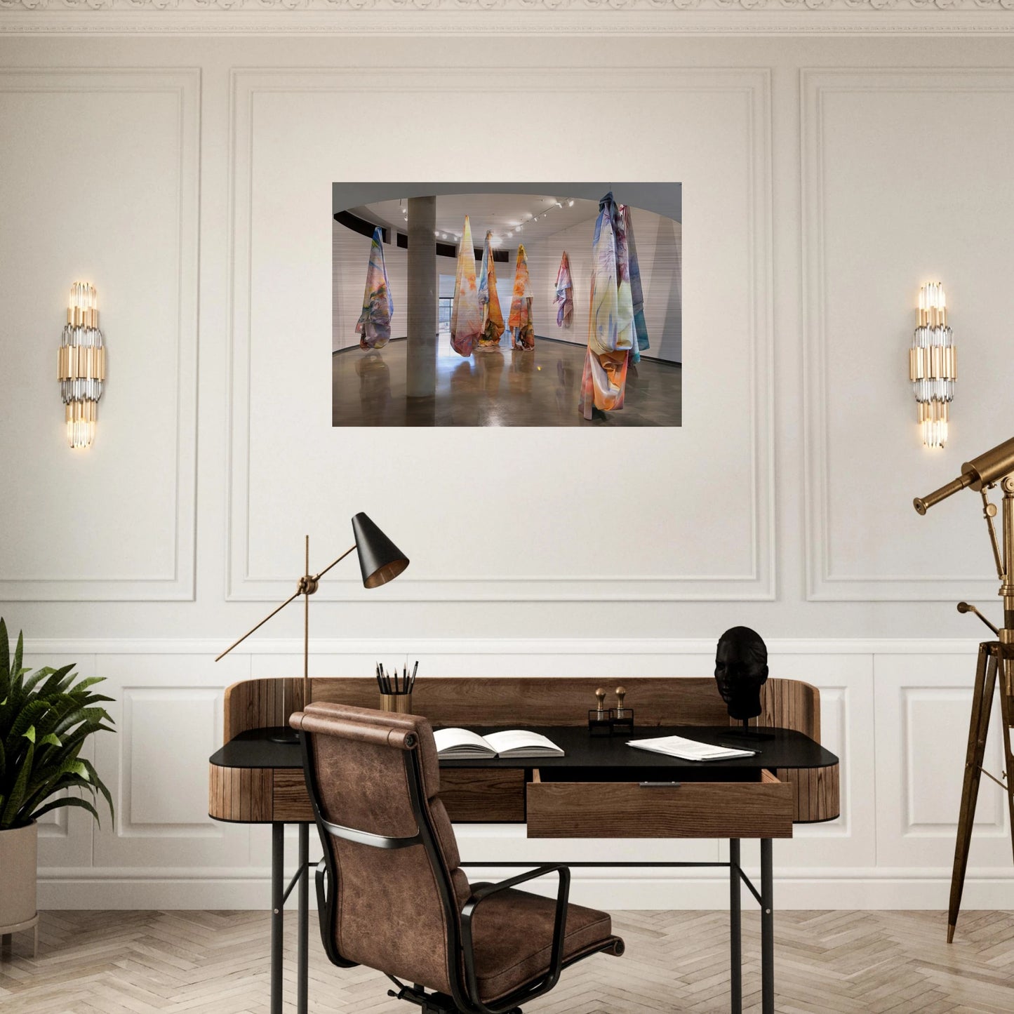 Close to Trees - Sam Gilliam Brushed Aluminum Print - 70x100 cm / 28x40 inches | Sam Gilliam Aluminum Print | Sam Gilliam Prints