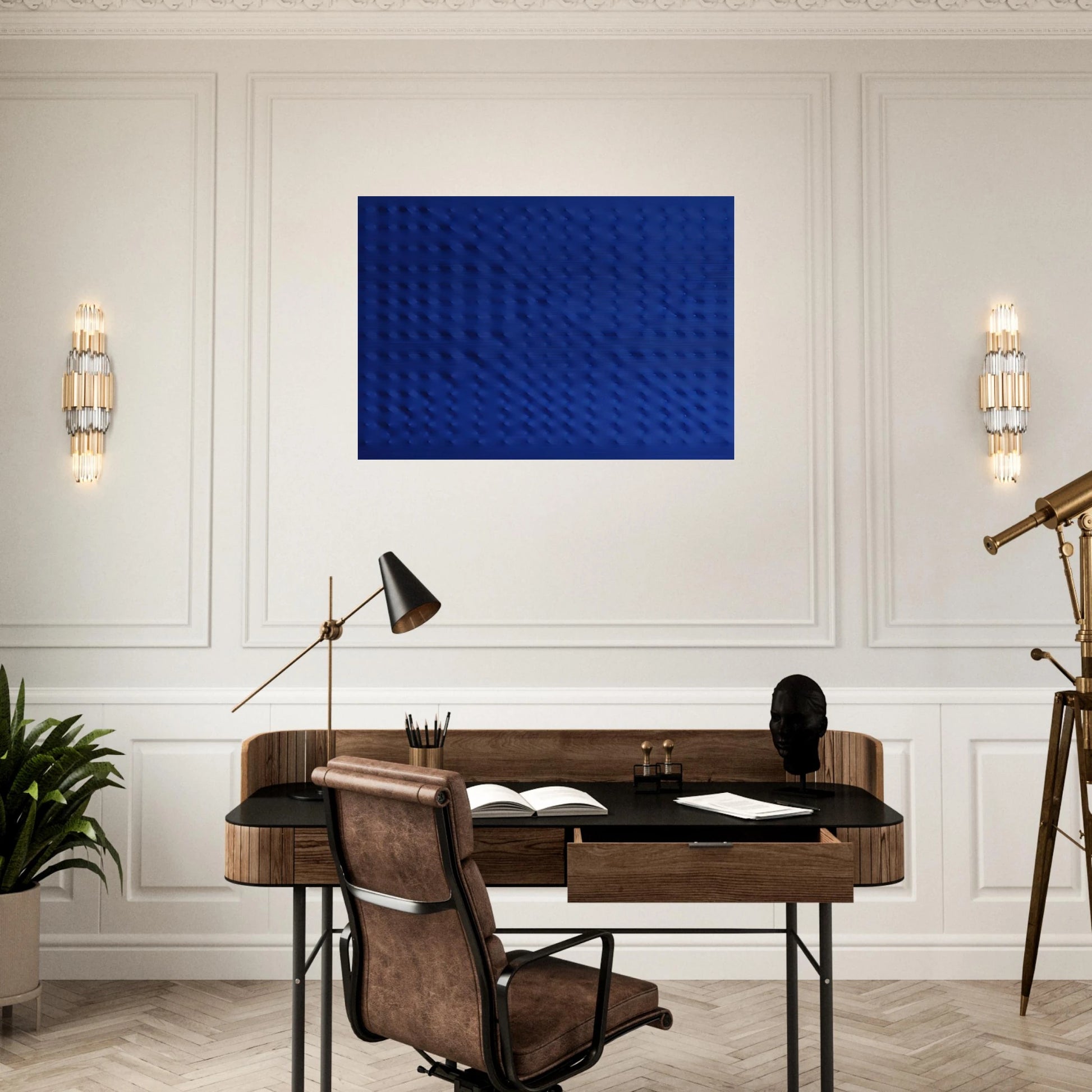 Untitled - 2009 - Enrico Castellani Brushed Aluminum Print - 70x100 cm / 28x40 inches | Enrico Castellani Aluminum Print | Enrico Castellani Prints