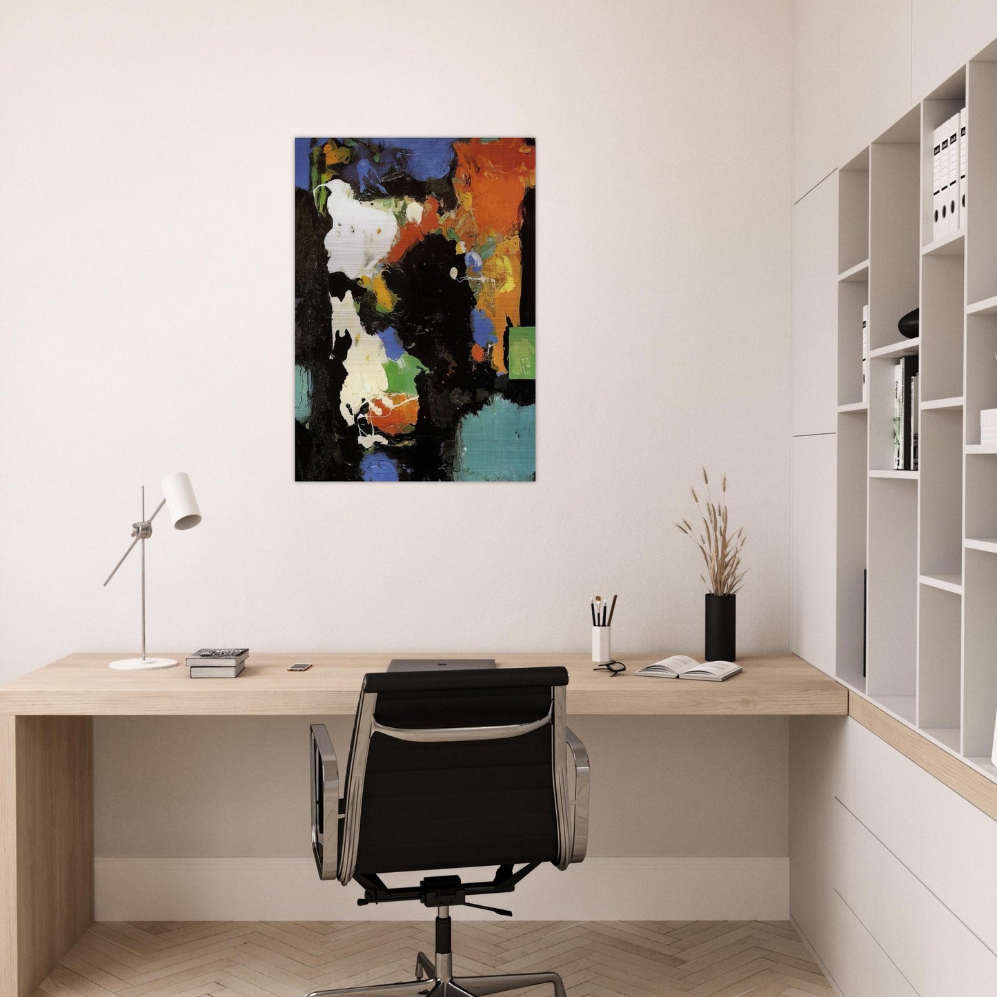 The Conjurer - Hans Hofmann Brushed Aluminum Print - 70x100 cm / 28x40 inches | Hans Hofmann Aluminum Print | Hans Hofmann Prints
