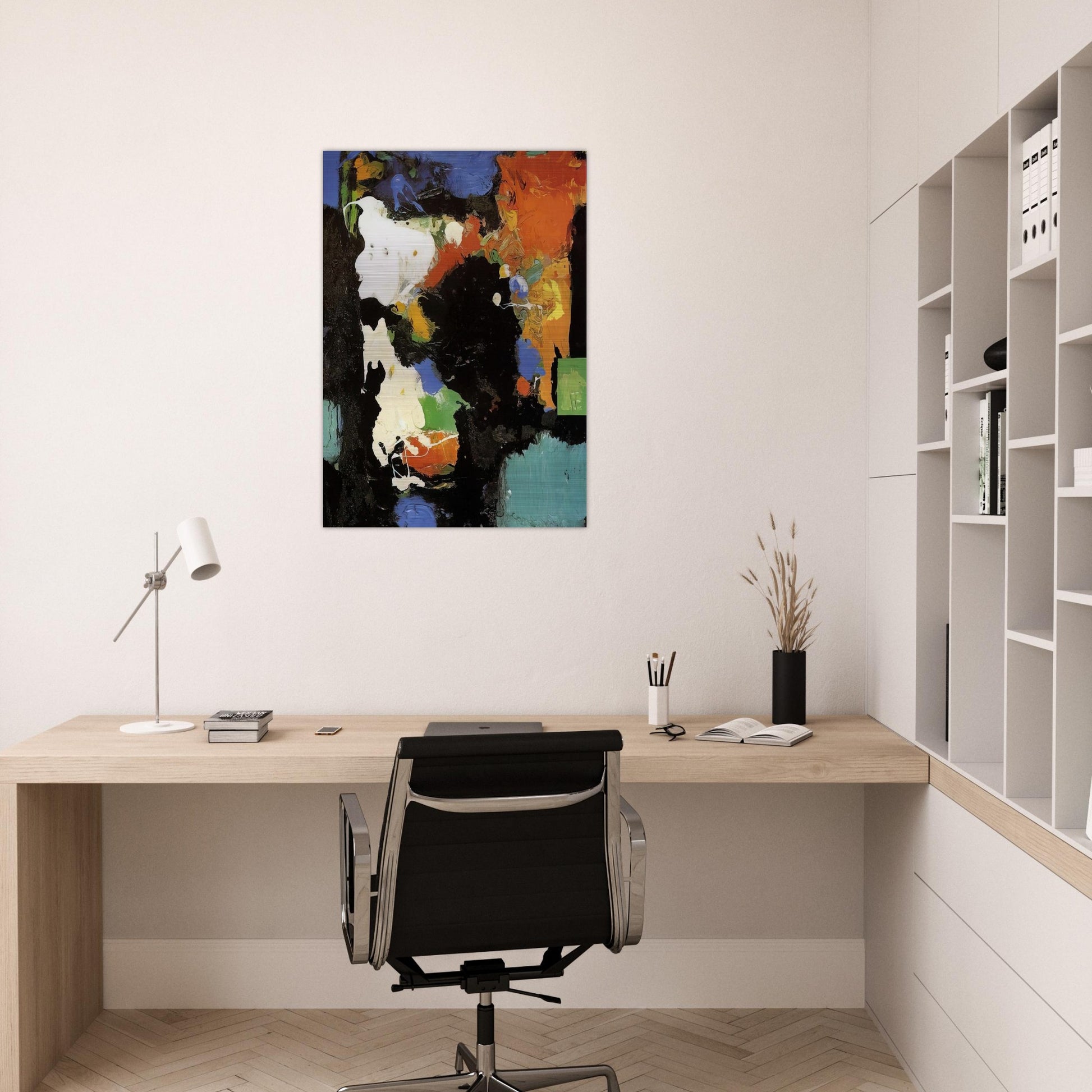 The Conjurer - Hans Hofmann Brushed Aluminum Print - 70x100 cm / 28x40 inches | Hans Hofmann Aluminum Print | Hans Hofmann Prints