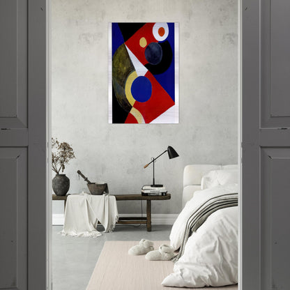 RHYTHM COLOUR 2 - Sonia Delaunay Brushed Aluminum Print - 70x100 cm / 28x40 inches | Sonia Delaunay Aluminum Print | Sonia Delaunay Prints