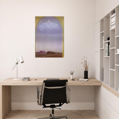 THE NIGHTINGALE 1962 - Rene Magritte Brushed Aluminum Print - 70x100 cm / 28x40 inches | Rene Magritte Aluminum Print | Rene Magritte Prints