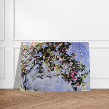 The Rose Bush - claude monet Acrylic Print - 70x100 cm / 28x40″ inches | claude monet Wall Art | claude monet Prints