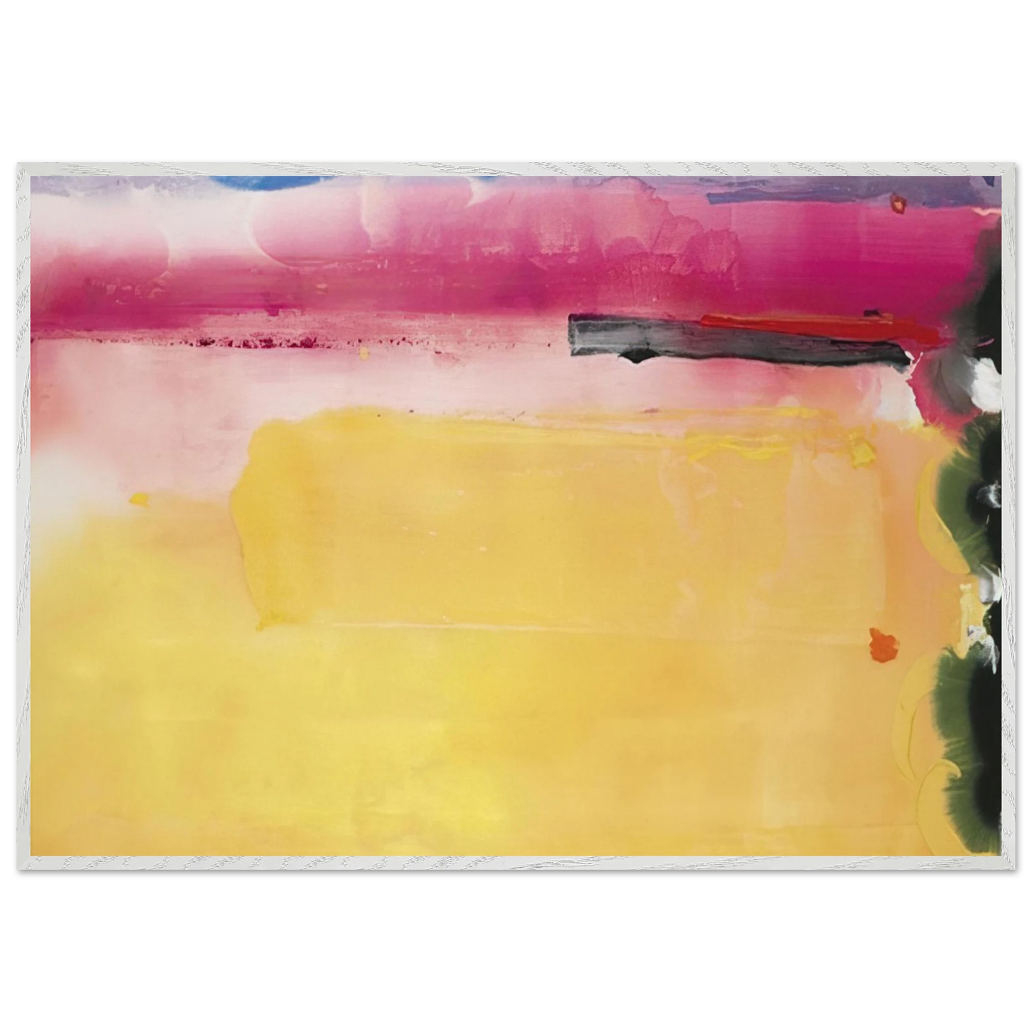 Helen Frankenthaler - Black-Eyed Susan - 1988 Wall art - 30x45 cm / 12x18 inches - Fine Art Poster-canvas - -