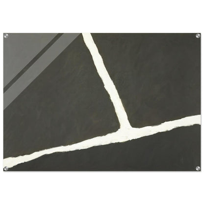 Krijtlijnen HV - 1977 - Ralston Crawford Acrylic Print - 70x100 cm / 28x40″ inches
