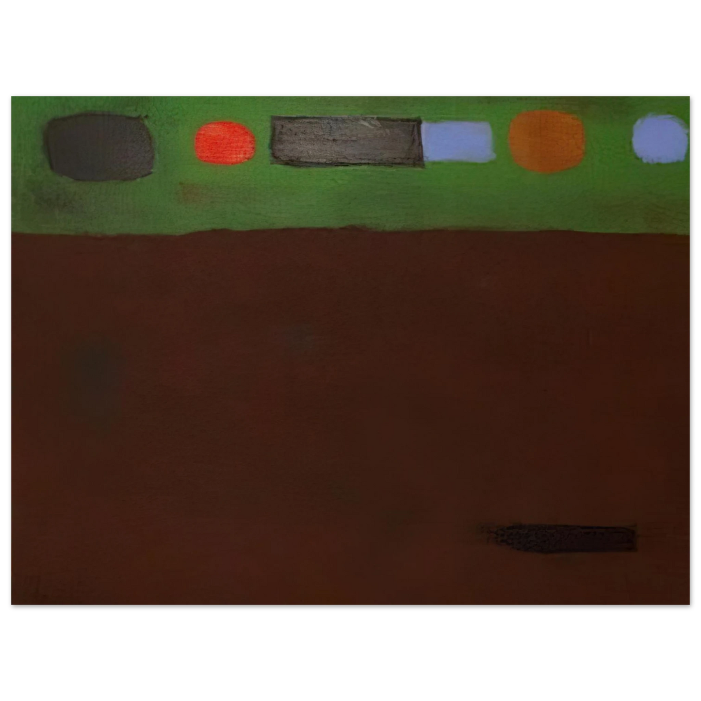 Adolph Gottlieb - Mood - 1967  75x100 cm / 30x40inches Fine Art Poster