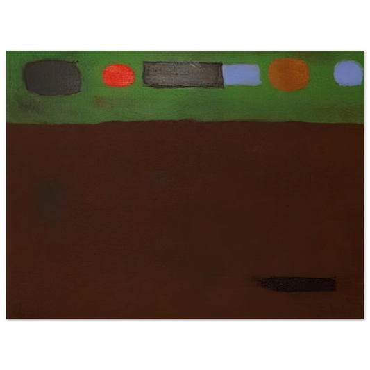 Adolph Gottlieb - Mood - 1967  75x100 cm / 30x40inches Fine Art Poster