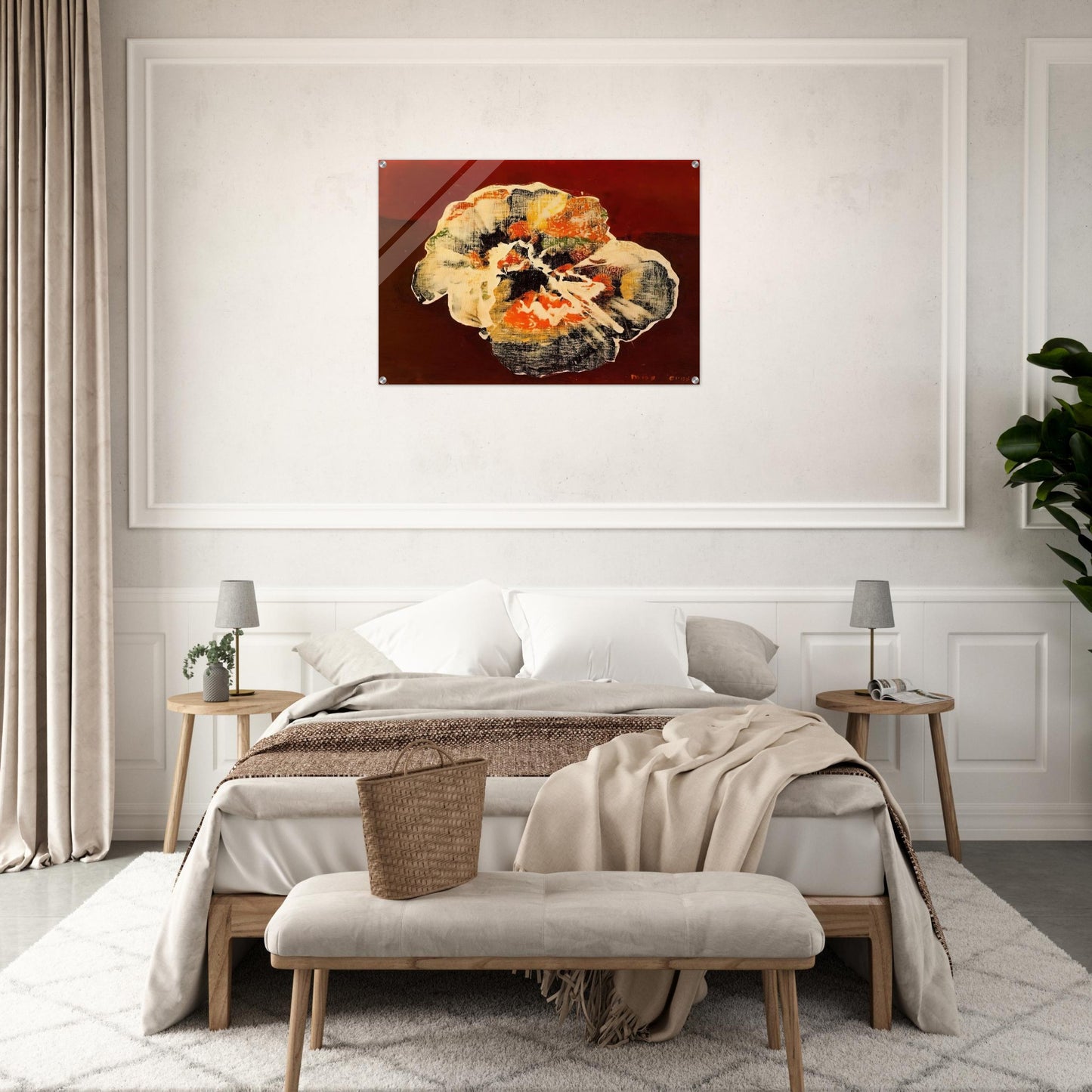 Flower Shell - Max Ernst Acrylic Print - 70x100 cm / 28x40″ inches
