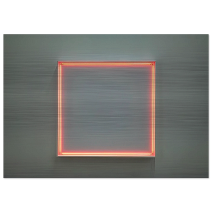 4 rythmes interférents en formant un carré - 1972 - Francois Morellet Brushed Aluminum Print - 70x100 cm / 28x40 inches | Francois Morellet Aluminum Print | Francois Morellet Prints