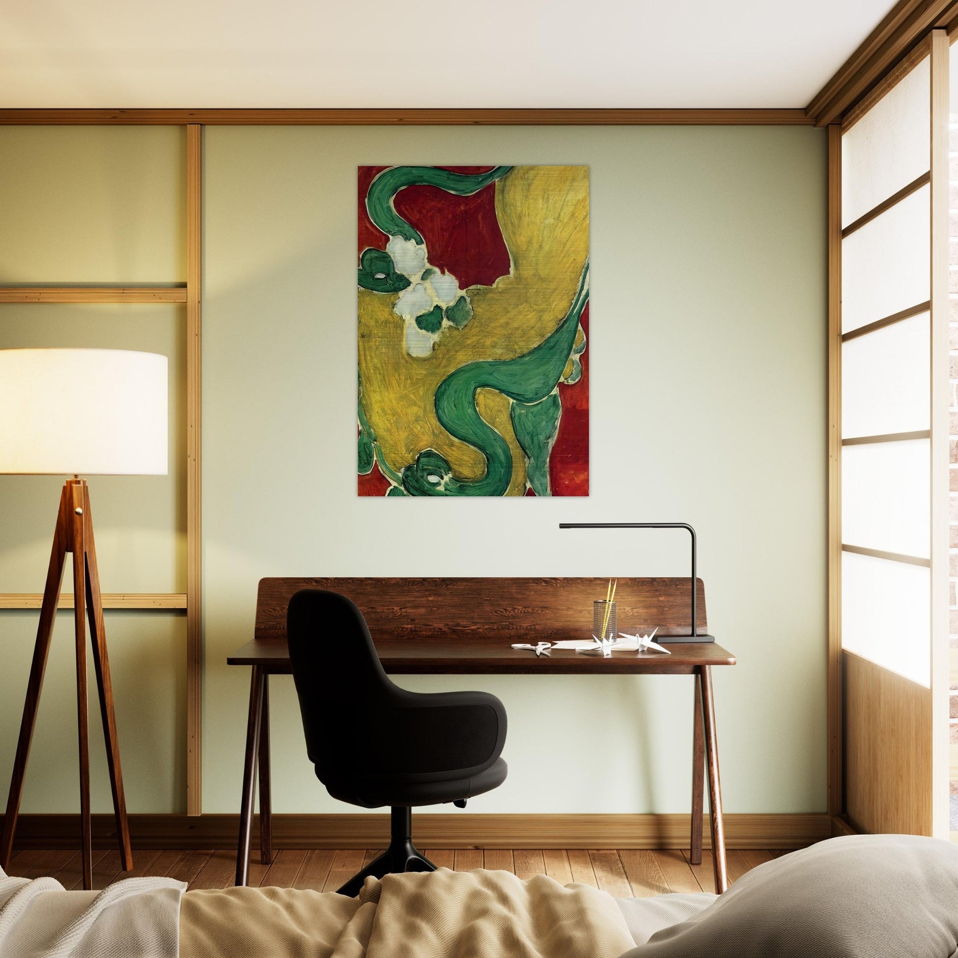 THE RACAILLE CHAIR 1946 - Henri Matisse Brushed Aluminum Print - 70x100 cm / 28x40 inches | Henri Matisse Aluminum Print | Henri Matisse Prints