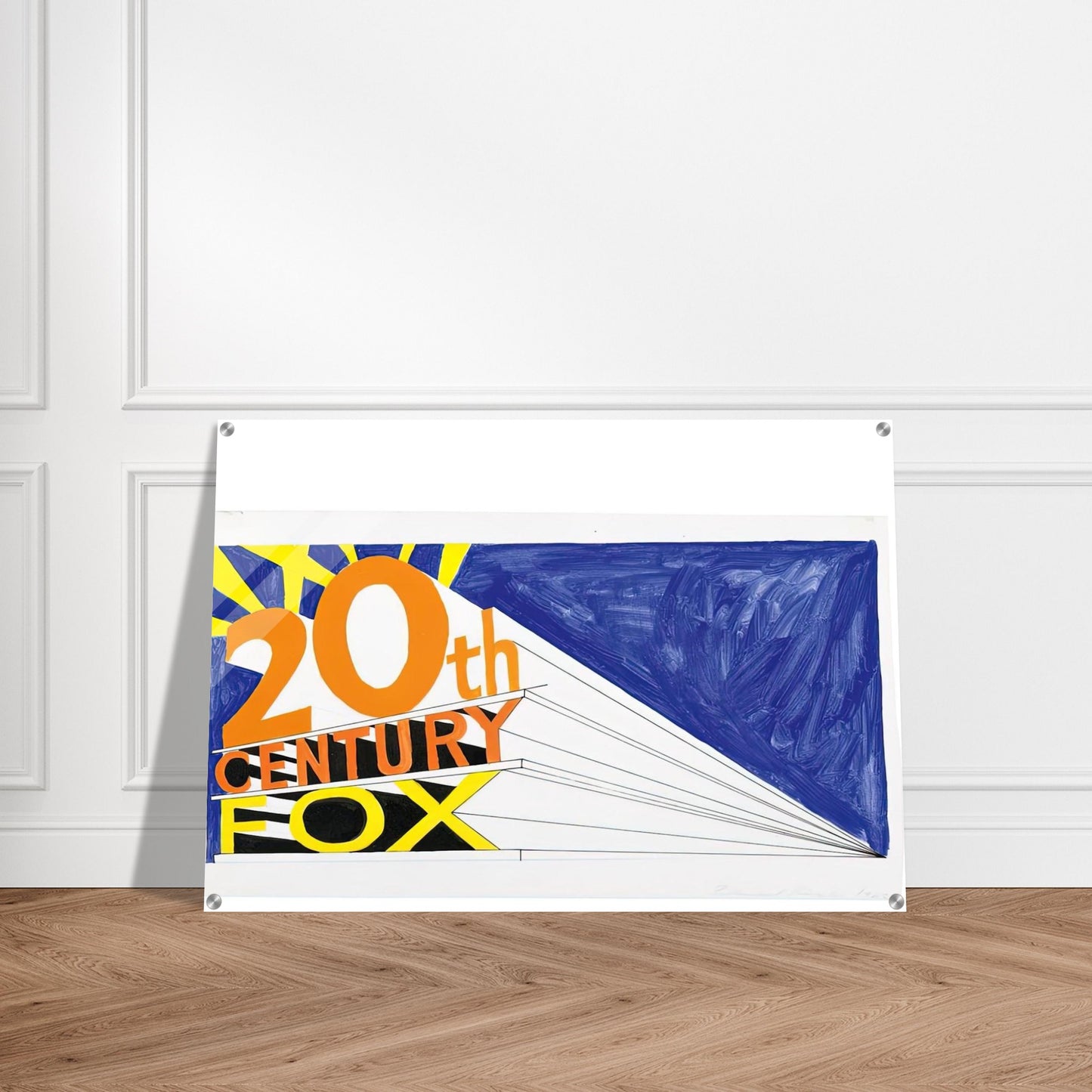 TRADEMARK 5 1962 - Edward Ruscha Acrylic Print - 70x100 cm / 28x40″ inches