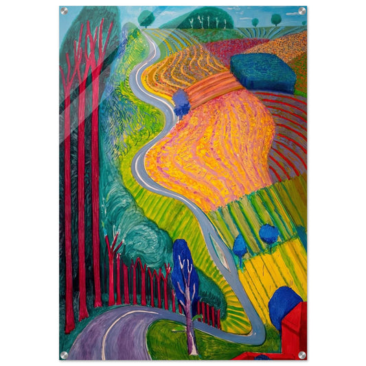 David Hockney - David Hockney Acrylic Print - 70x100 cm / 28x40″ inches | David Hockney Wall Art | David Hockney Prints