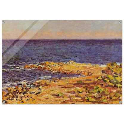 The Big Blue Mediterranean at Antibes - claude monet Acrylic Print - 70x100 cm / 28x40″ inches
