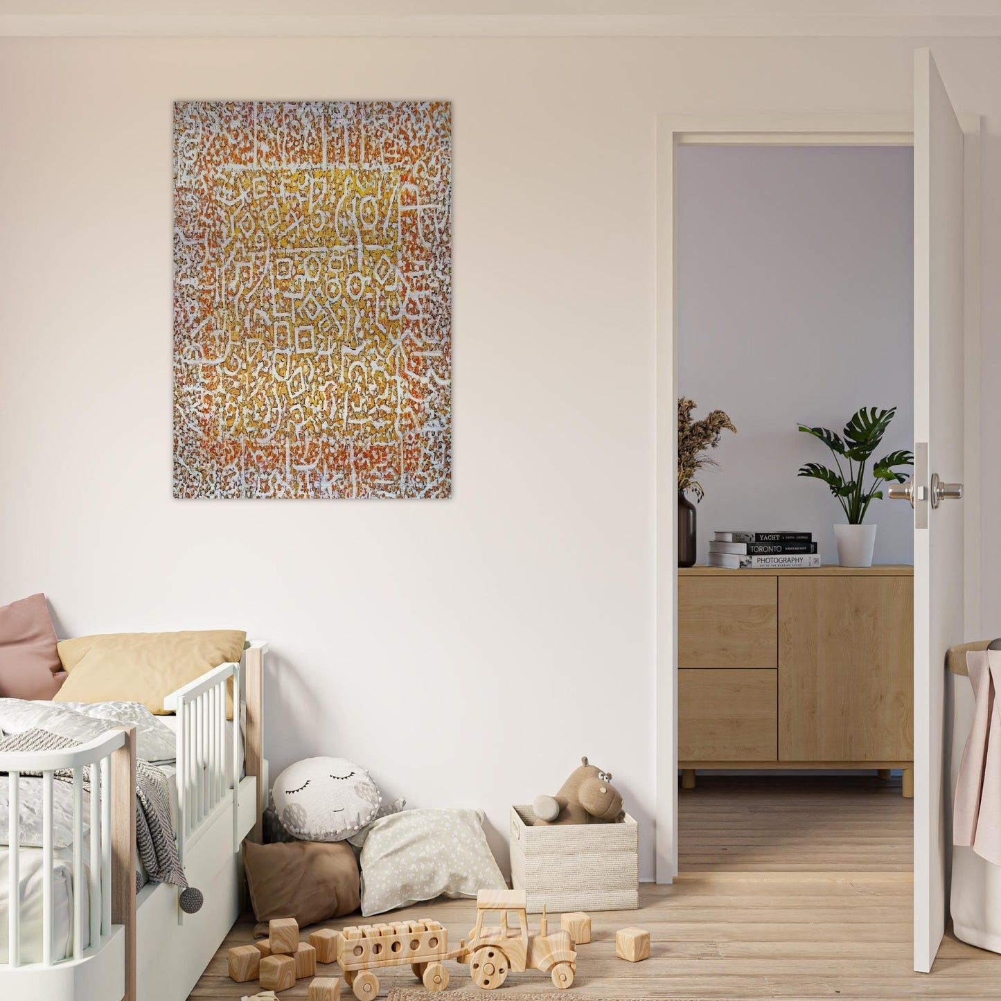 Golden Door - Richard Pousette-Dart Brushed Aluminum Print - 70x100 cm / 28x40 inches | Richard Pousette-Dart Aluminum Print | Richard Pousette-Dart Prints