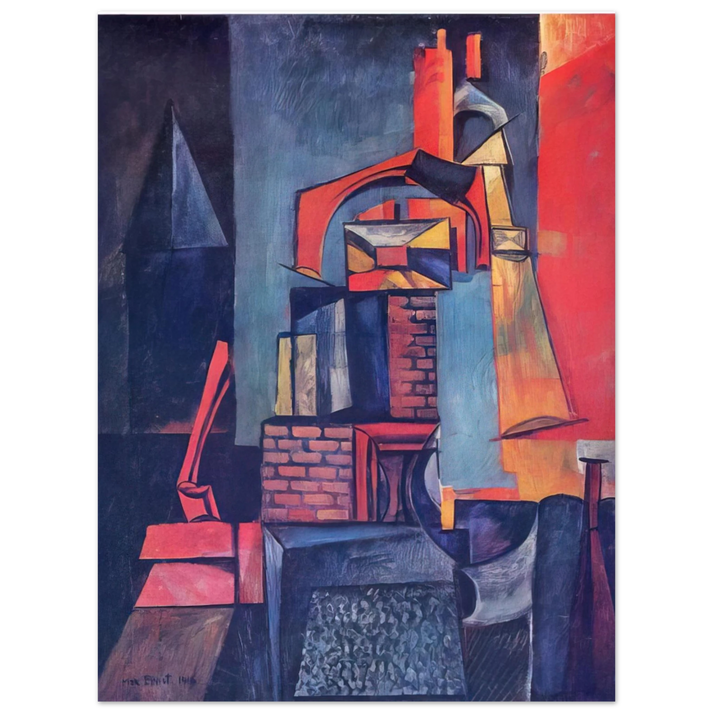 Max Ernst - Towers  75x100 cm / 30x40inches Fine Art Poster