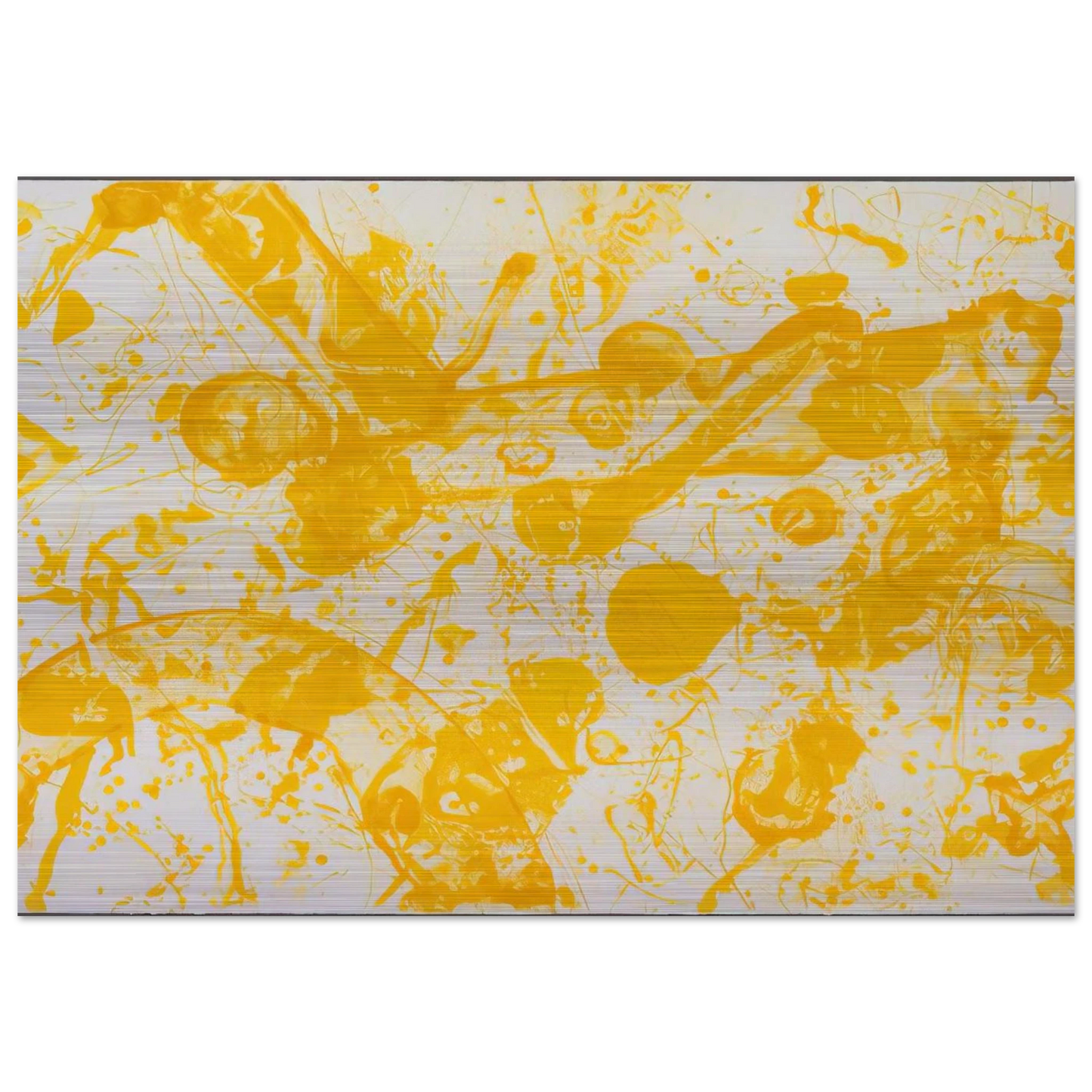 Beaudelaire - Sam Francis Brushed Aluminum Print - 70x100 cm / 28x40 inches | Sam Francis Aluminum Print | Sam Francis Prints