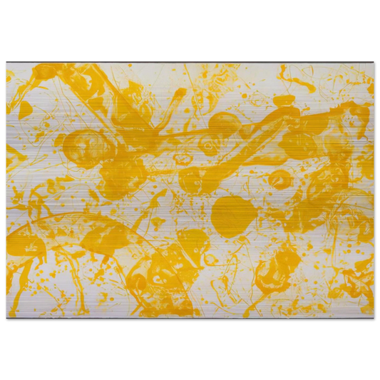 Beaudelaire - Sam Francis Brushed Aluminum Print - 70x100 cm / 28x40 inches | Sam Francis Aluminum Print | Sam Francis Prints