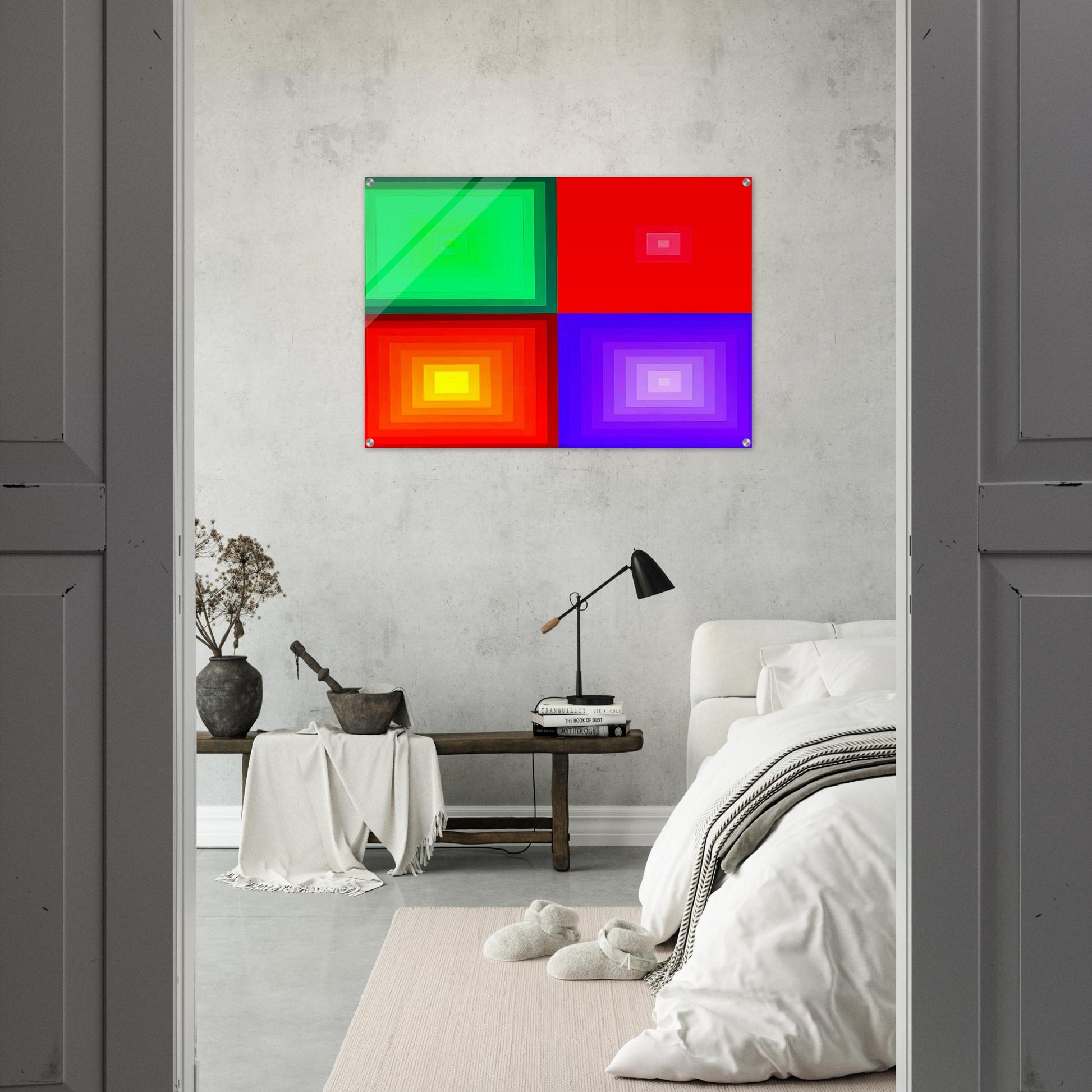 DVA-DVA - 1986 - Victor Vasarely Acrylic Print - 70x100 cm / 28x40″ inches | Victor Vasarely Wall Art | Victor Vasarely Prints