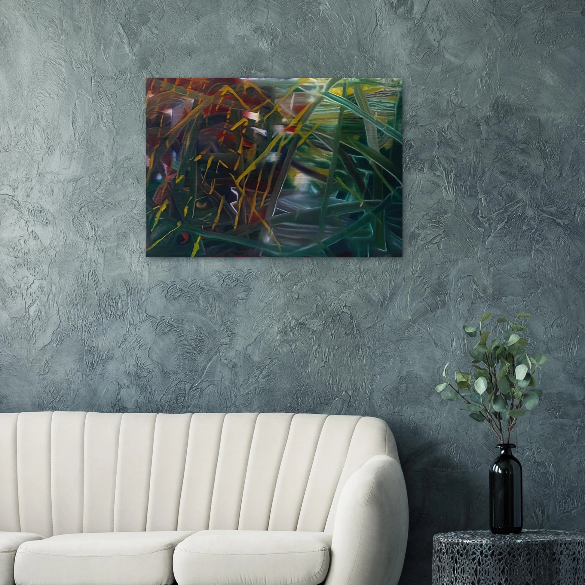 ABSTRACT PAINTING NO 439 - Gerhard Richter Brushed Aluminum Print - 70x100 cm / 28x40 inches | Gerhard Richter Aluminum Print | Gerhard Richter Prints