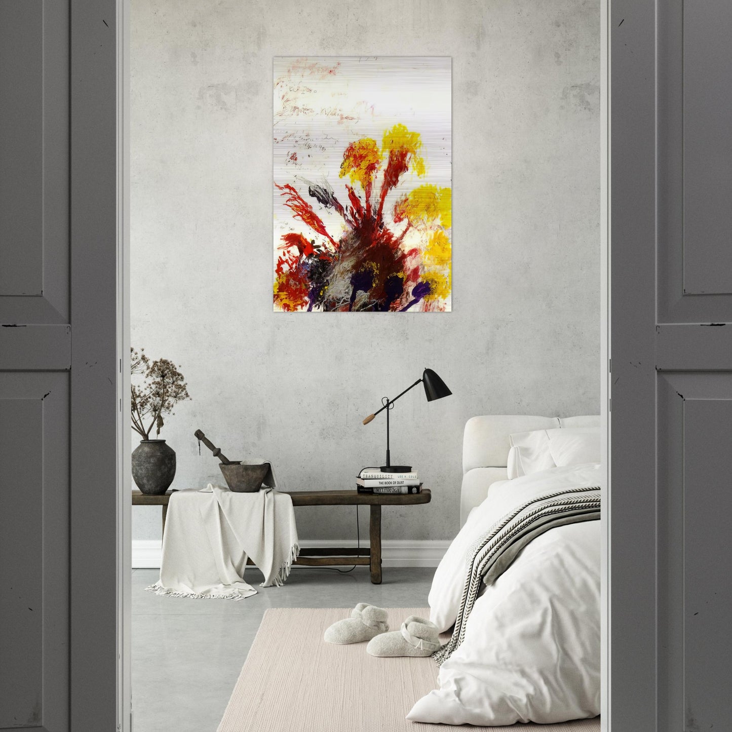 Summer Madness - Cy Twombly Brushed Aluminum Print - 70x100 cm / 28x40 inches | Cy Twombly Aluminum Print | Cy Twombly Prints