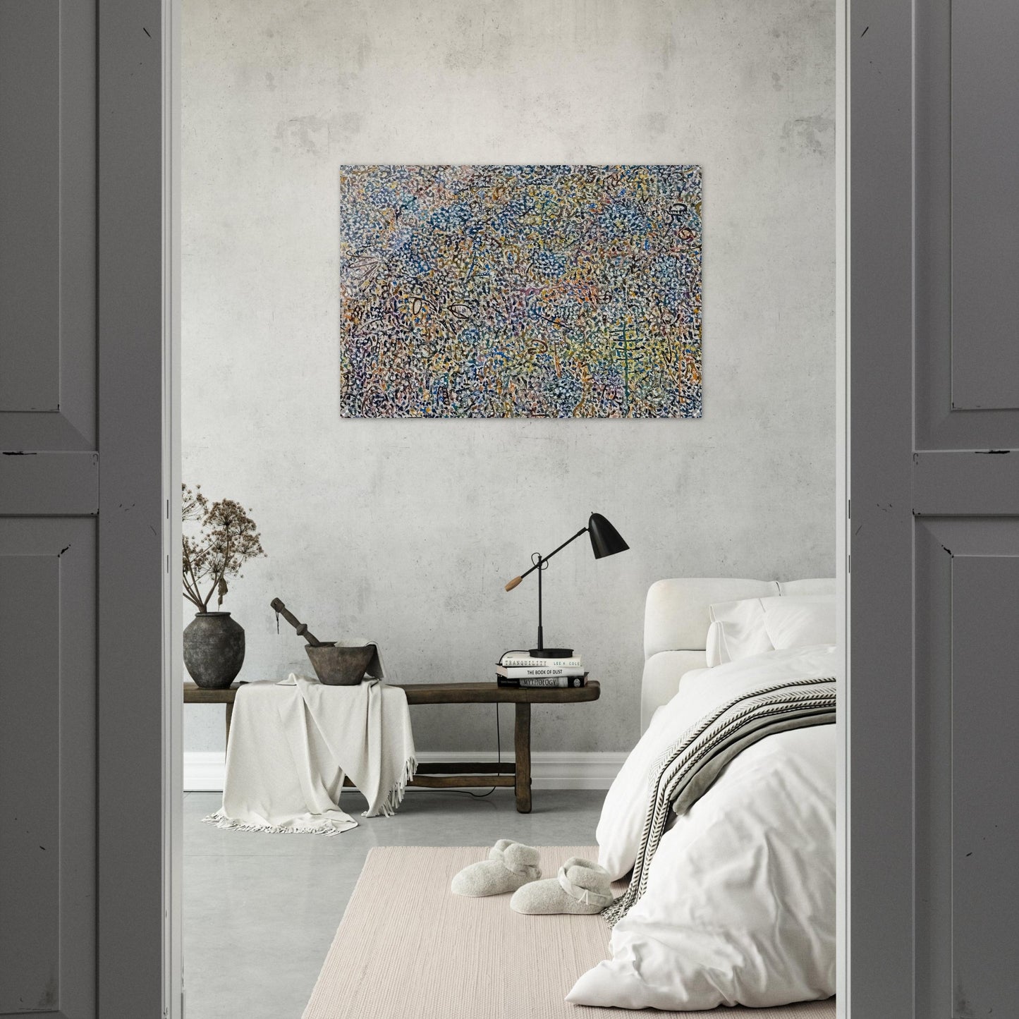 Presence Amaranth Garden - 1974 - Richard Pousette-Dart Acrylic Print - 70x100 cm / 28x40″ inches