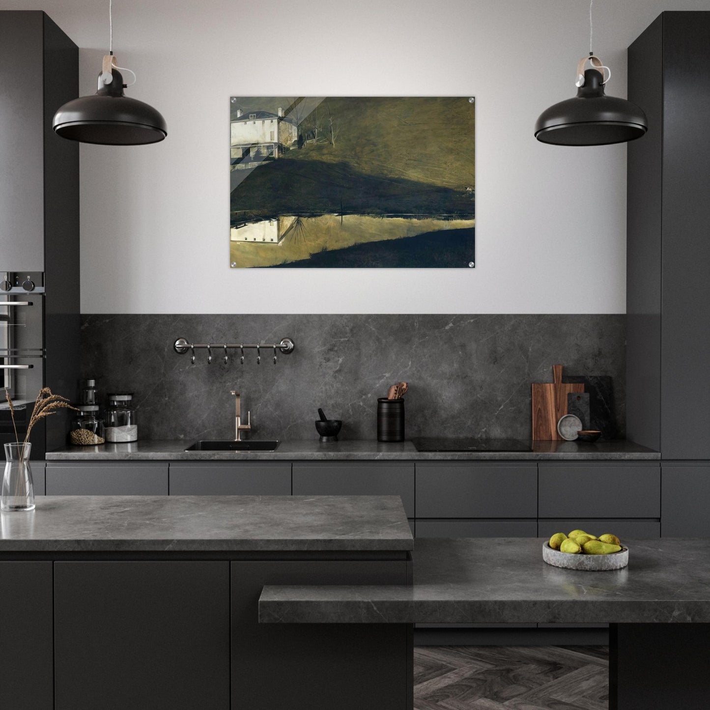 BROWN SWISS - Andrew Wyeth Acrylic Print - 70x100 cm / 28x40″ inches