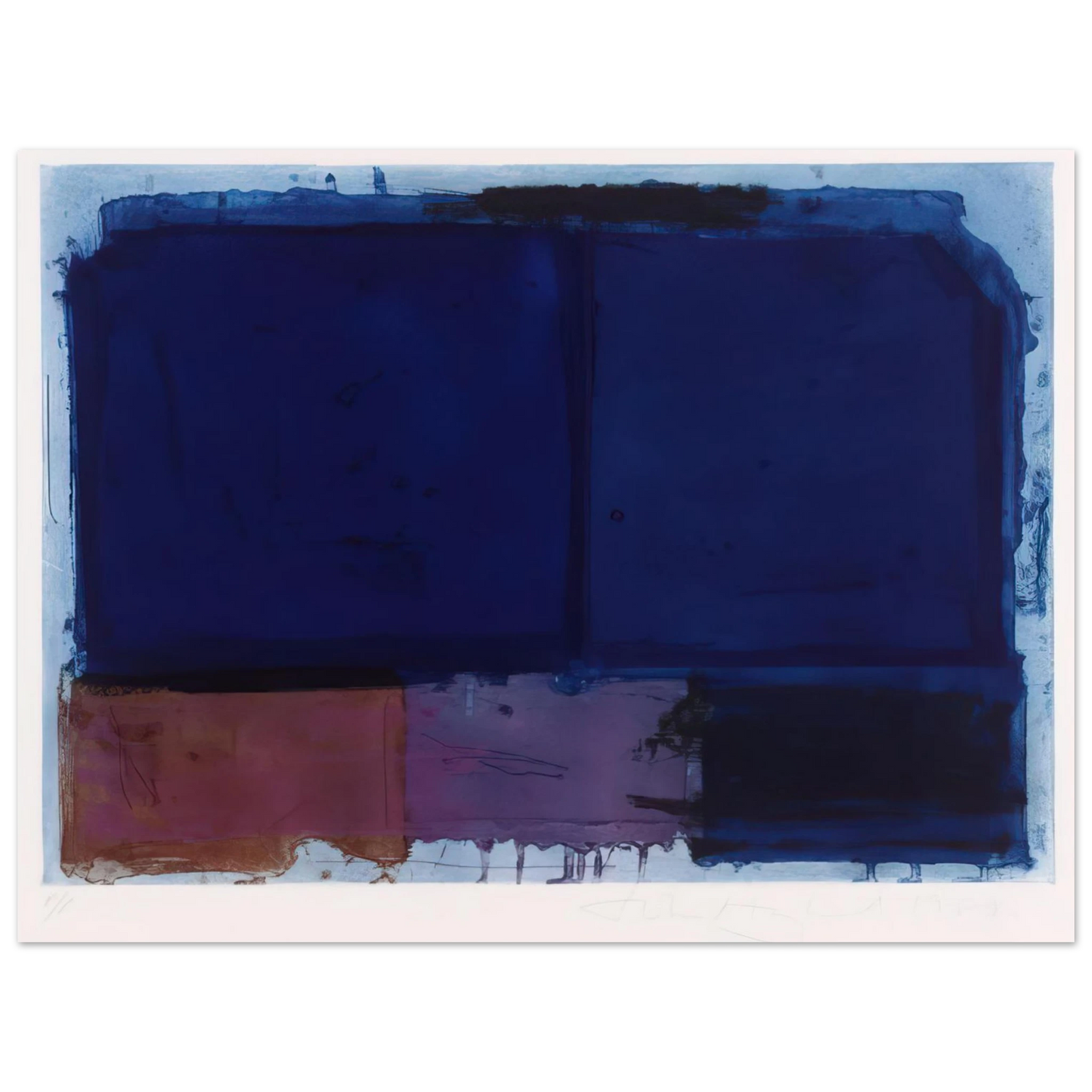 John Hoyland - Vigil - 1980  75x100 cm / 30x40inches Fine Art Poster