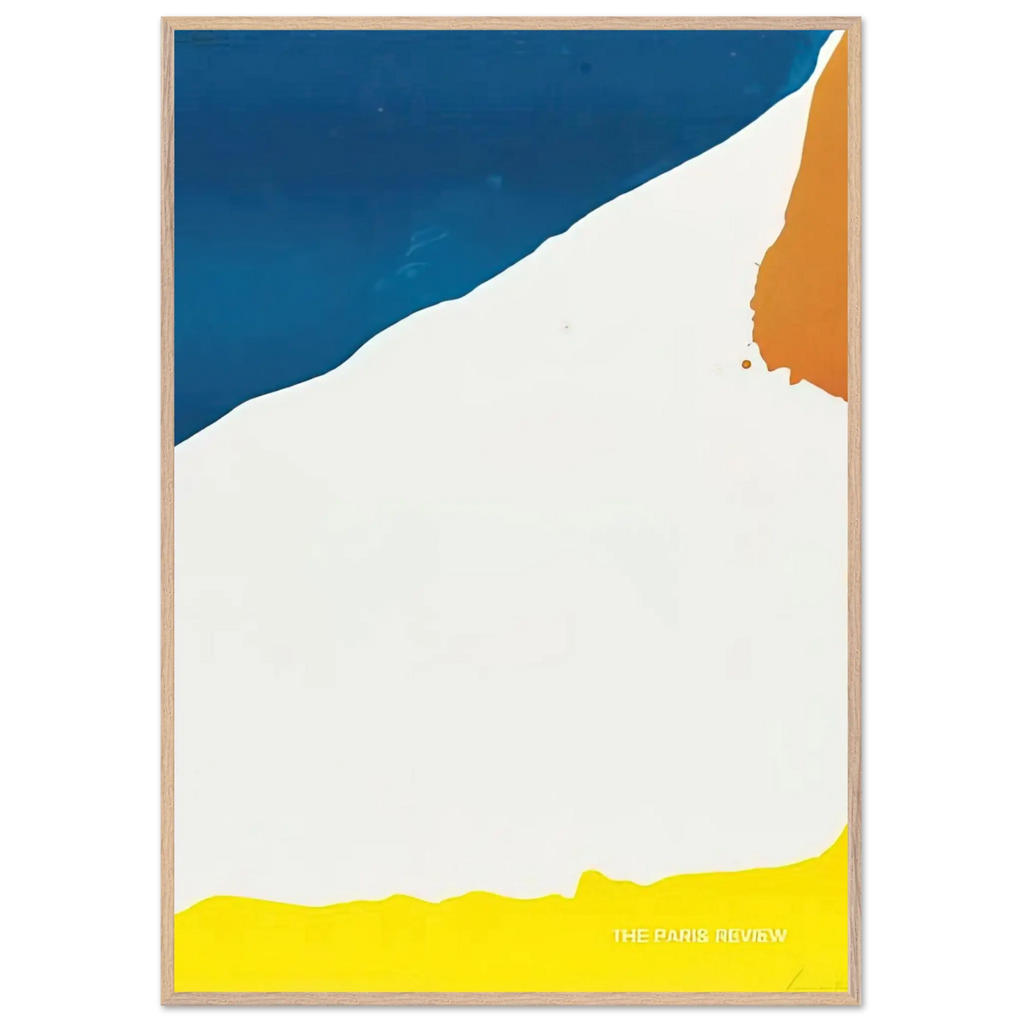 Helen Frankenthaler - Paris Review - 1966 Wall art - A3 (29.7 x 42  cm) - Premium Wooden Framed Poster With Fine Art Paper - Black frame