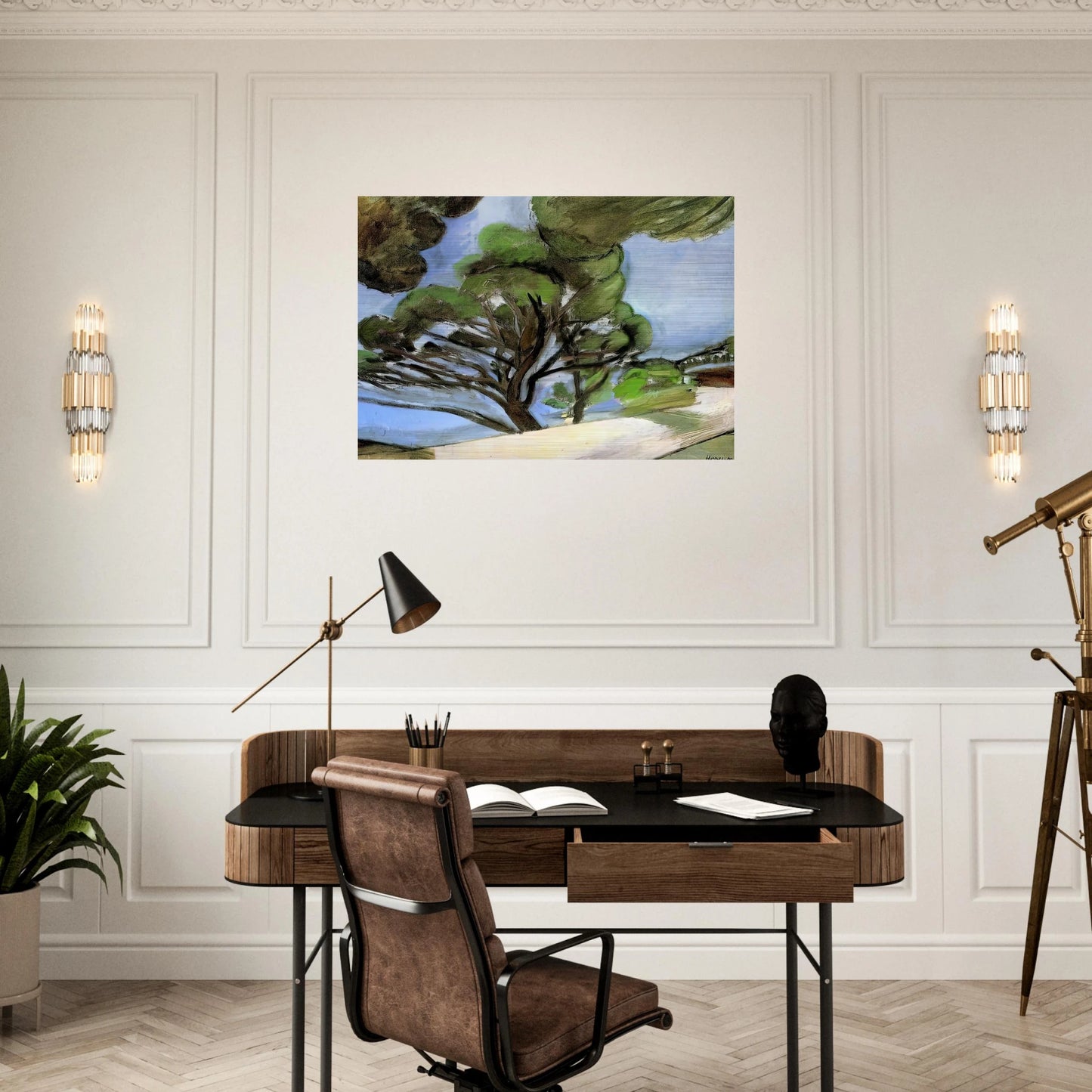 THE LARGE PINE 1926 - Henri Matisse Brushed Aluminum Print - 70x100 cm / 28x40 inches | Henri Matisse Aluminum Print | Henri Matisse Prints