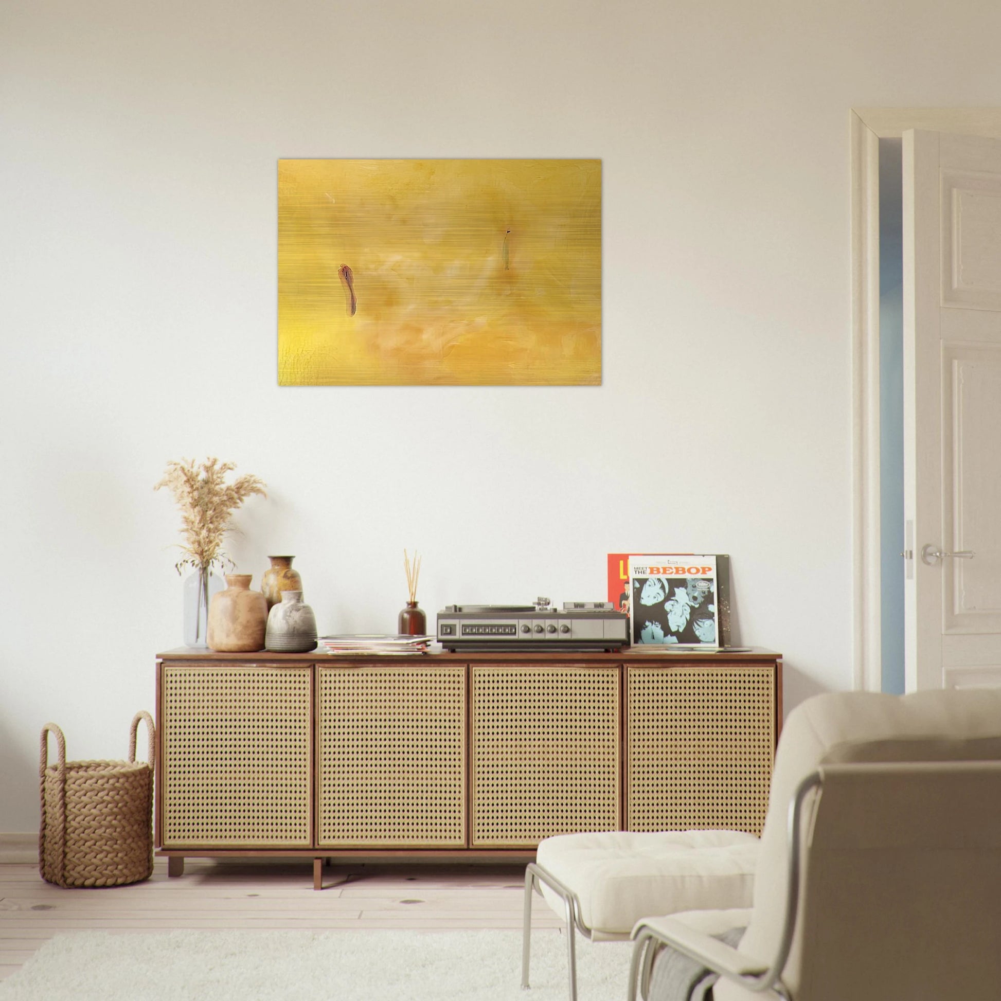 Earliness - 1975 - Helen Frankenthaler Brushed Aluminum Print - 70x100 cm / 28x40 inches | Helen Frankenthaler Aluminum Print | Helen Frankenthaler Prints