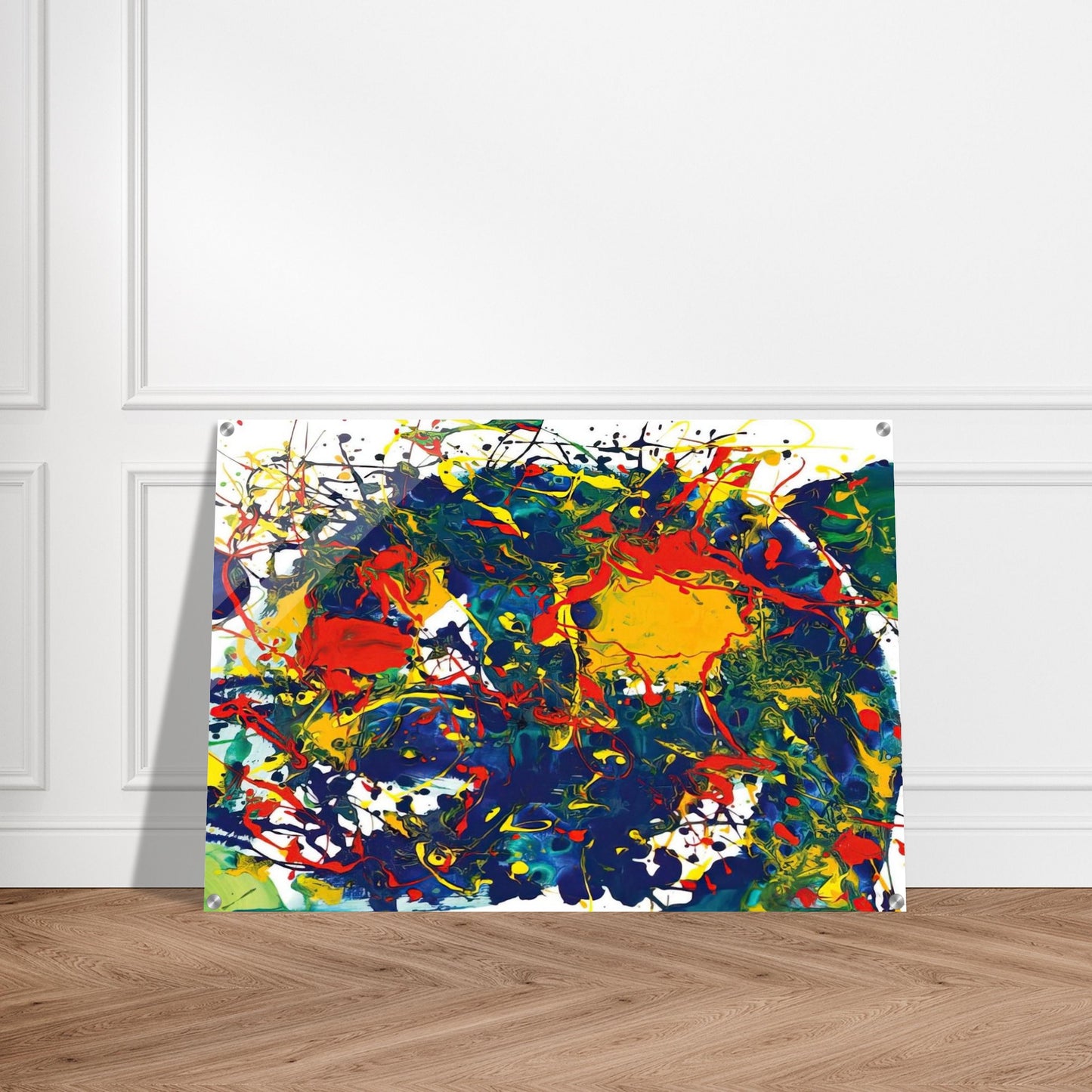 Untitled  SFP94-43  SF94-044  - Sam Francis Acrylic Print - 70x100 cm / 28x40″ inches
