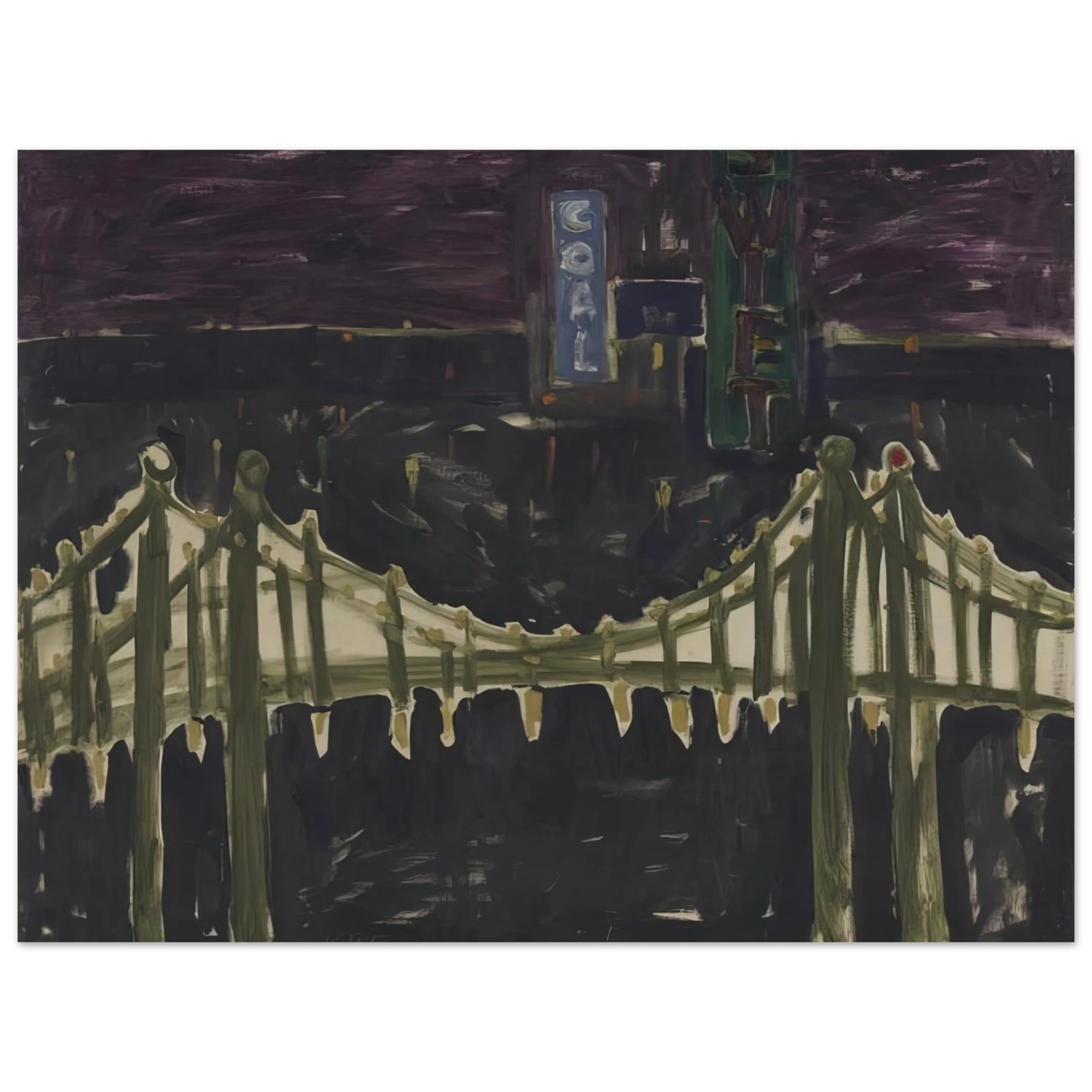 Allan Kaprow - George Washington Bridge  75x100 cm / 30x40inches Fine Art Poster