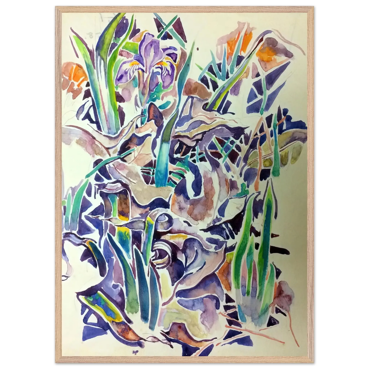 Walter Inglis Anderson - Walter Anderson Wall art - 15x20 cm / 6x8 inches - Premium Wooden Framed Poster With Fine Art Paper - White frame