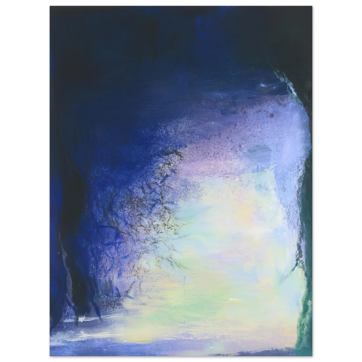 Zao Wou-Ki - AFTER THE ECLIPSE 11 AUGUST 99 1999  75x100 cm / 30x40inches Fine Art Poster
