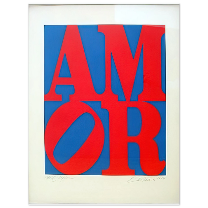 Robert Indiana - Amor  75x100 cm / 30x40inches Fine Art Poster