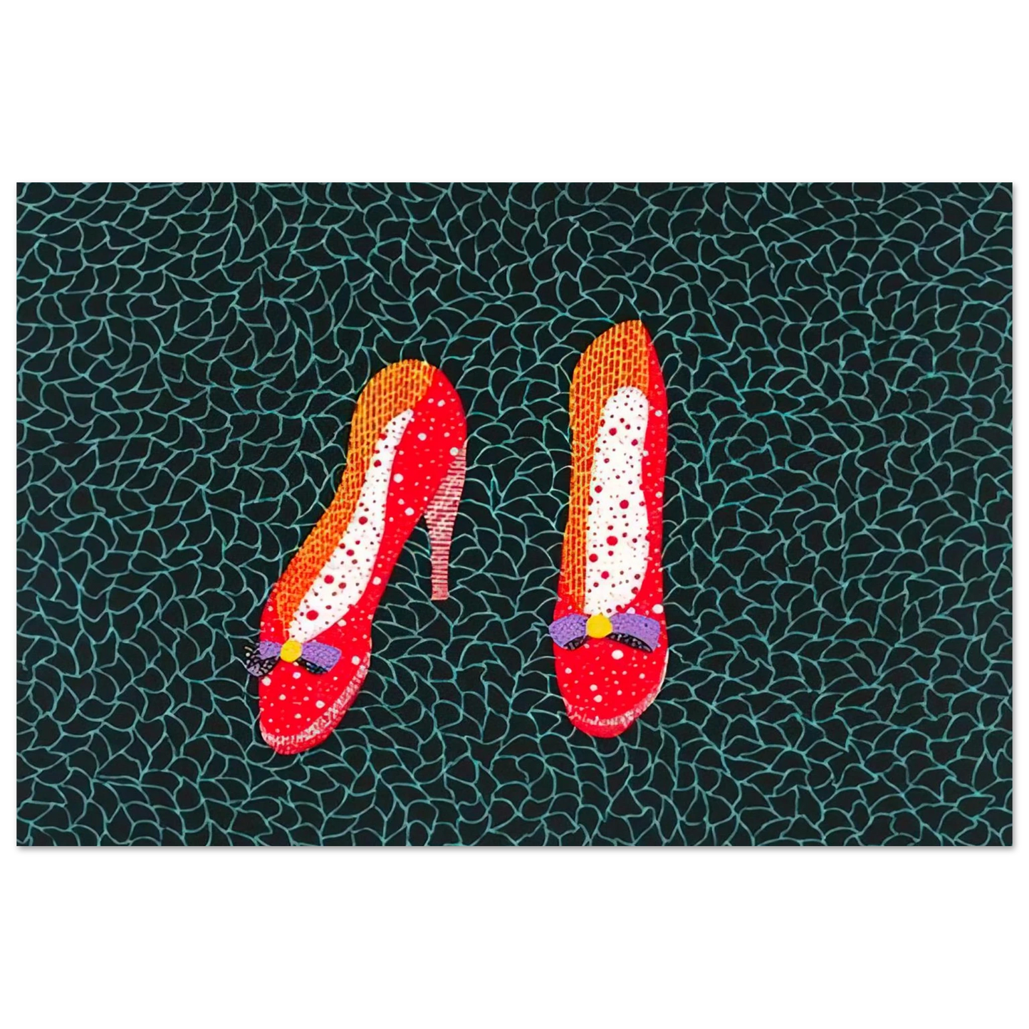 Yayoi Kusama - SHOES 1985 Fine Art Poster