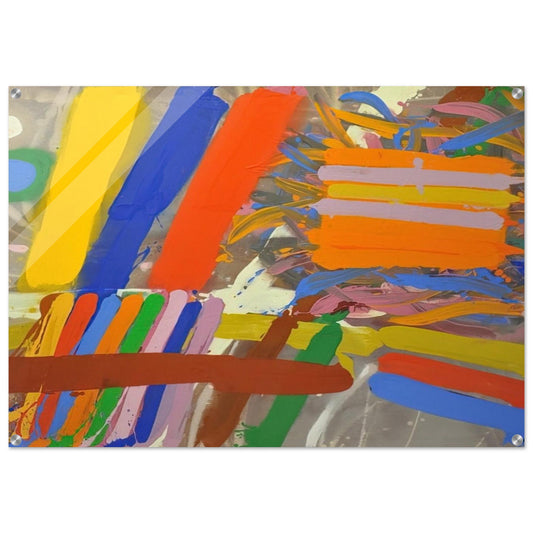 Woolhara - 1986 - Albert Irvin Acrylic Print - 70x100 cm / 28x40″ inches | Albert Irvin Wall Art | Albert Irvin Prints
